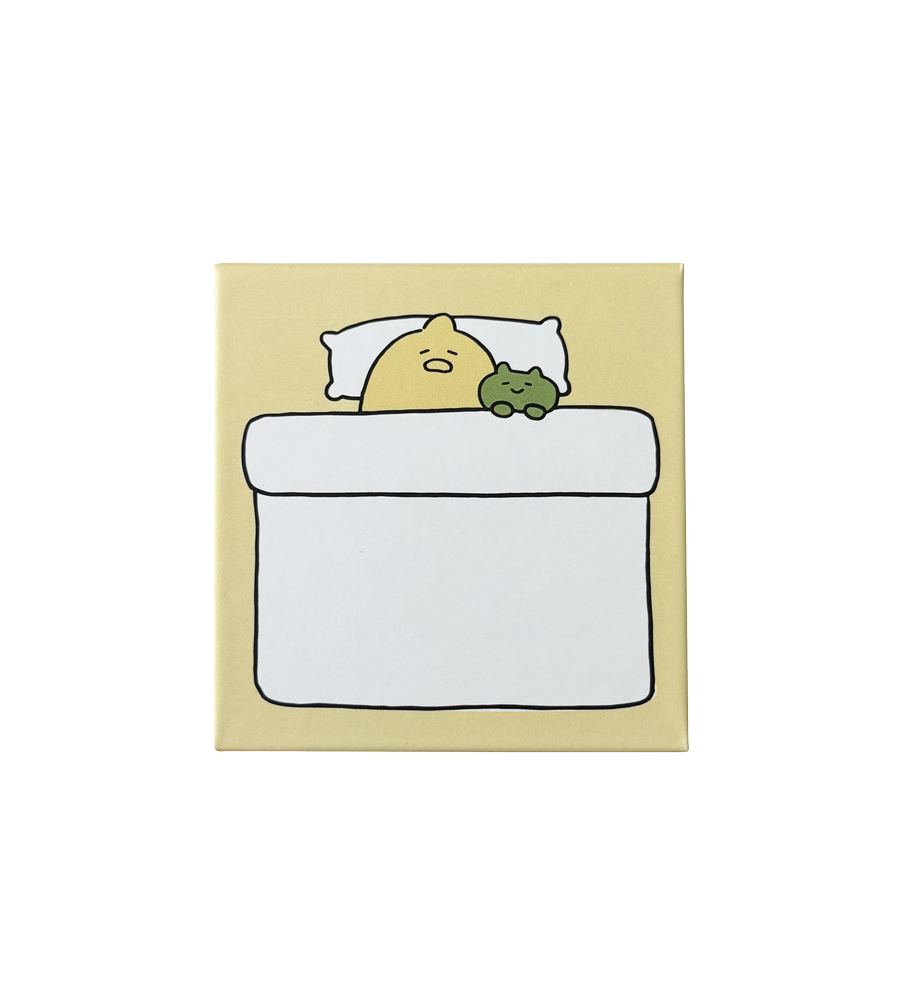 Sleeping Lemony Hardcover Sticky Notes