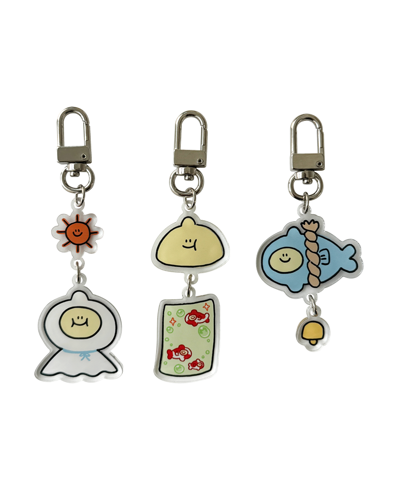 Wish Lemony Keyring
