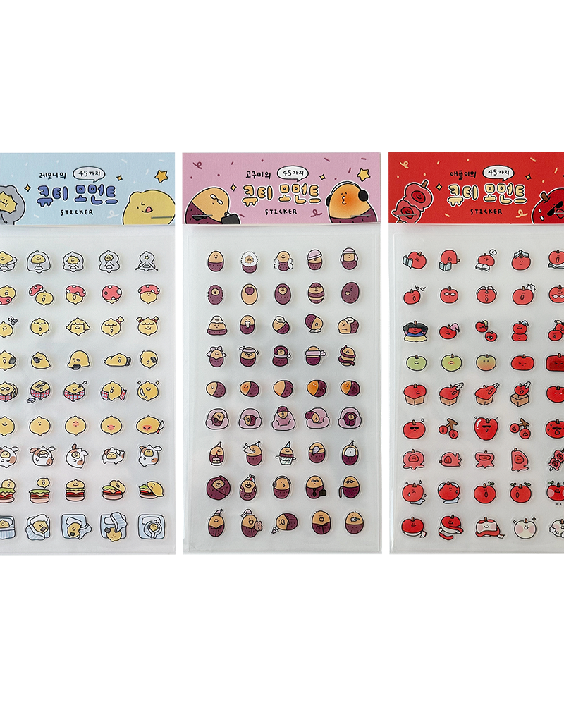 45 Cutie Moment Stickers
