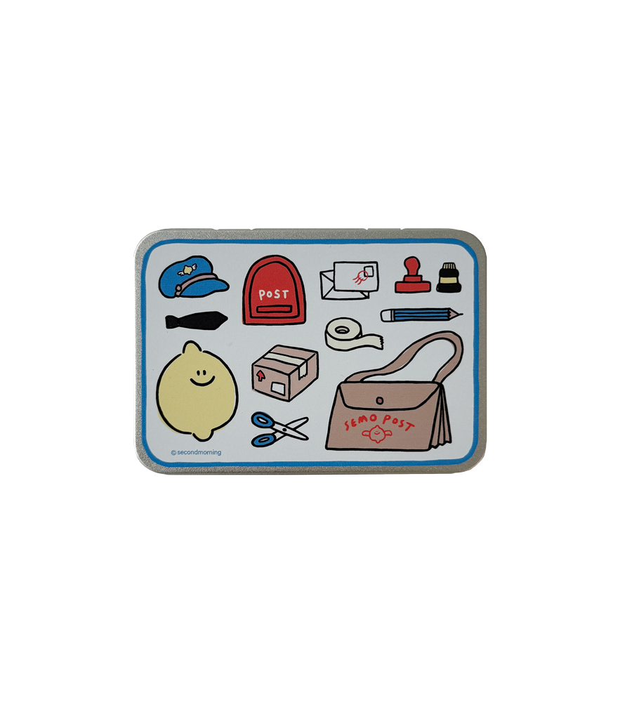 Semo Post Office Tin Case Sticker Pack