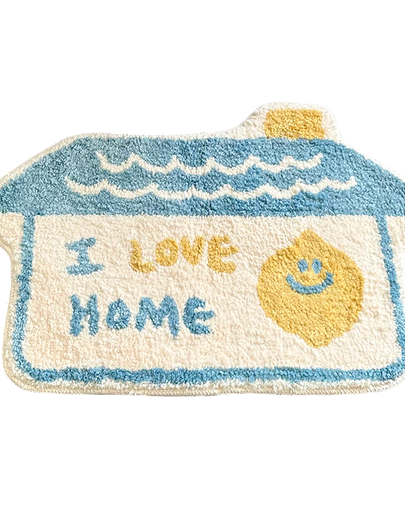 I Love Home Floor Mat