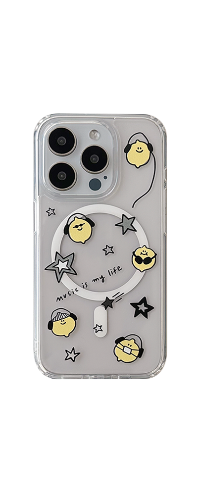 ミュージックライフ MagSafe ジェルハードケース