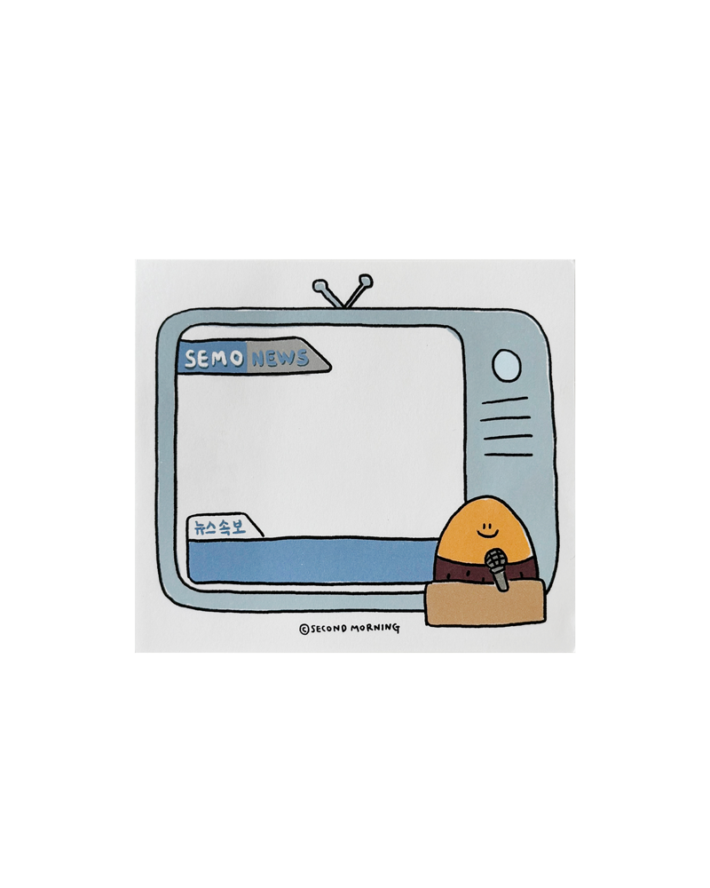 News Flash Tteok Memo Pad