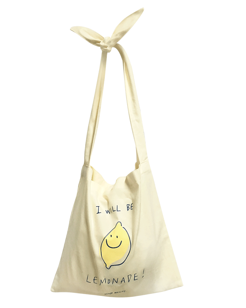 [b-sale] Lemonade Eco Bag - Soft Yellow