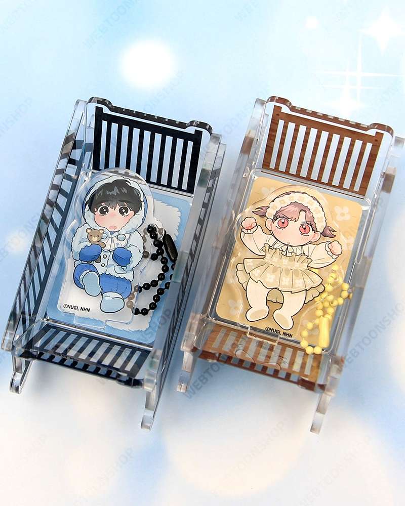 [Cold-Sensitive Northern Grand Duke] Rocking Cradle Acrylic Stand + Charm Set 2 Types | Webtoon Goods