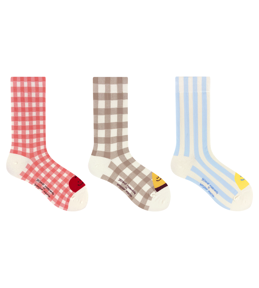 [Second Morning X Bonjour Marche] Peekaboo Socks