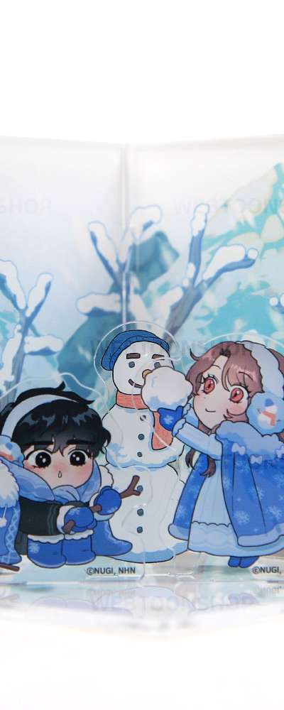 [Cold-Sensitive Northern Grand Duke] (Concept) Diorama Acrylic Snow Field | Webtoon Goods