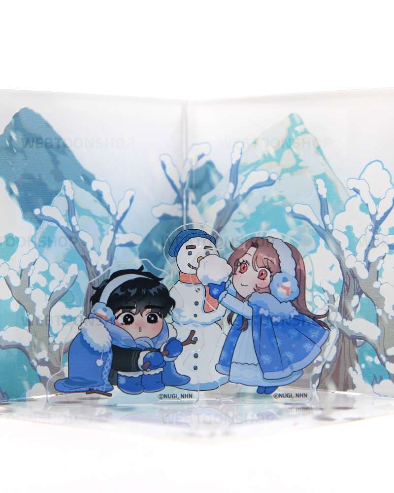 [Cold-Sensitive Northern Grand Duke] (Concept) Diorama Acrylic Snow Field | Webtoon Goods