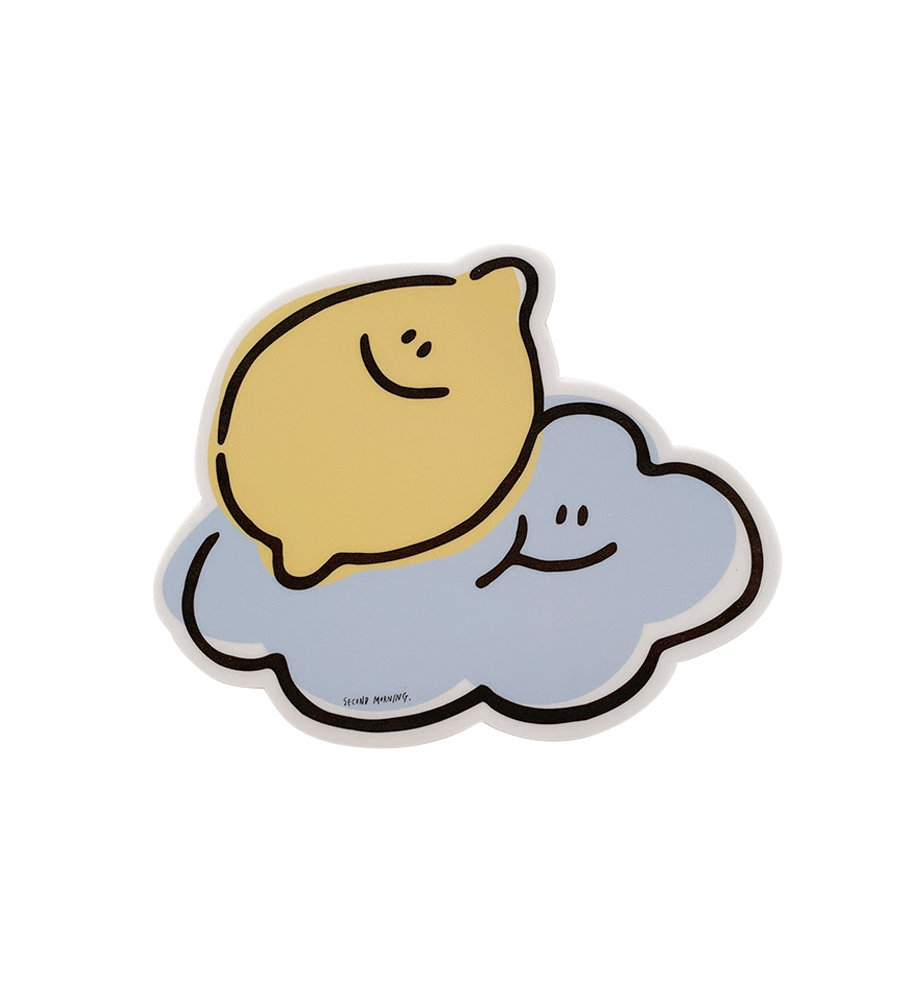 Lemony & Cloud Mouse Pad