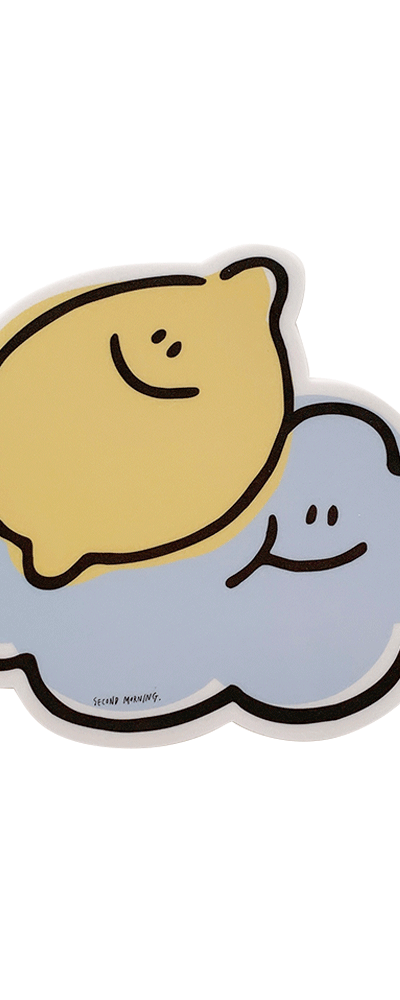 Lemony & Cloud Mouse Pad