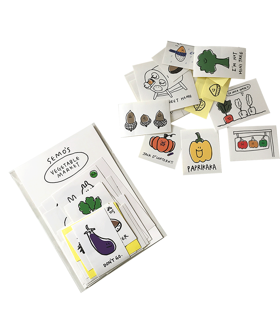 Vegetable Market Sticker Pack