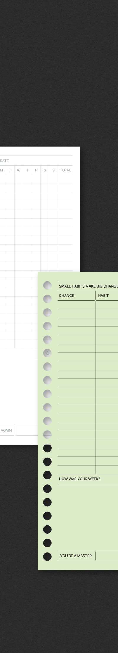 PART, PART. note_weekly habit