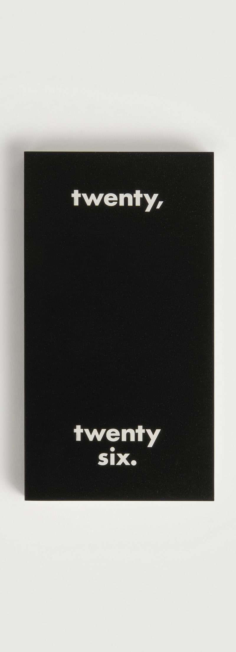 twenty,twenty six_2026_mini_black