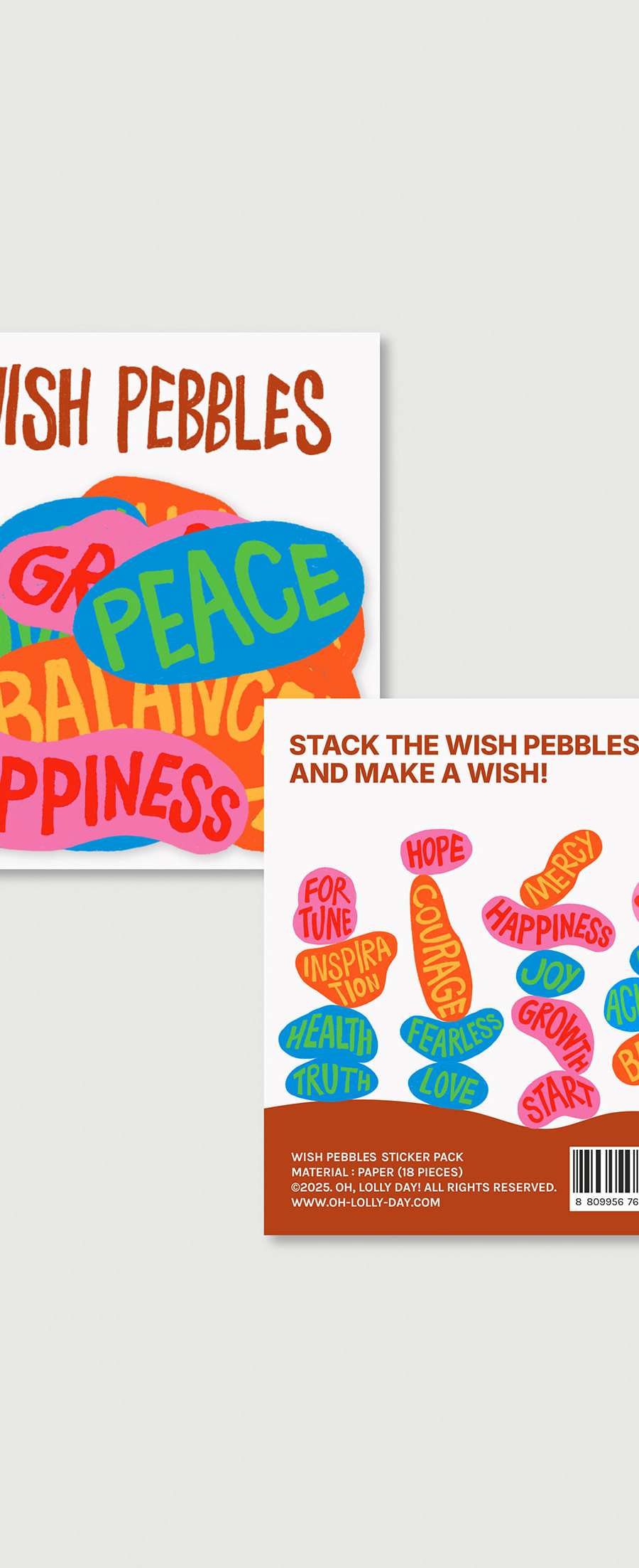 Wish Pebbles Sticker Pack