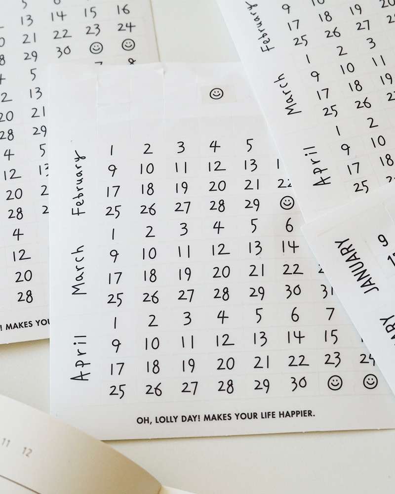 [Sticker] O,LD! Calendar Stickers
