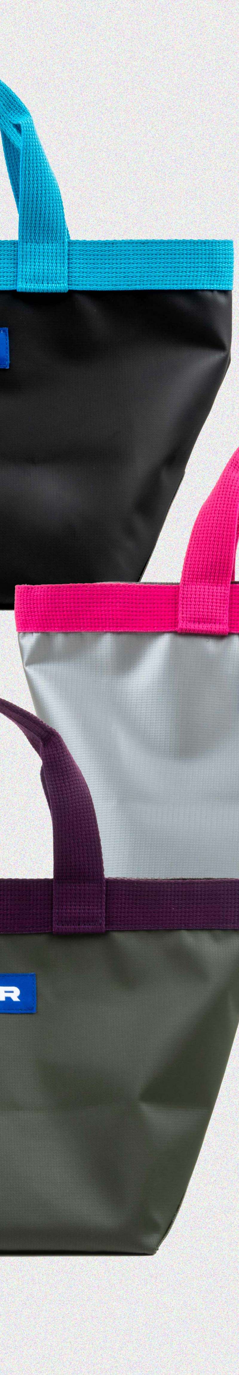 Happier label strong tote bag