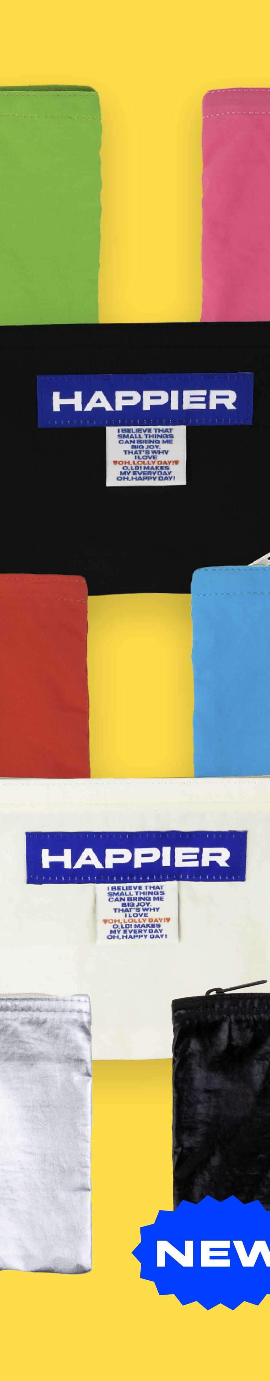 [Pouch] Happier Label Pouch_M