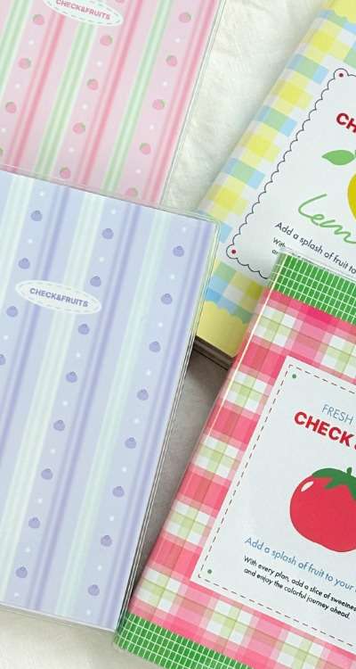 Check and Fruits Perpetual Daily Planner - 6MONTHS