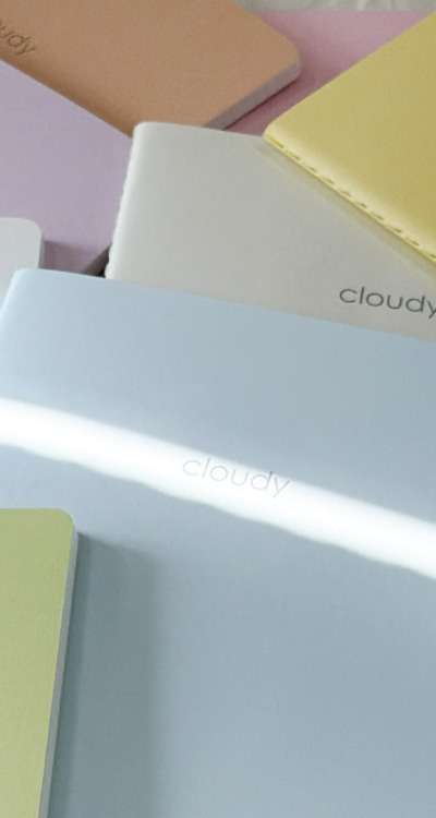 Cloudy Stitch Note A5