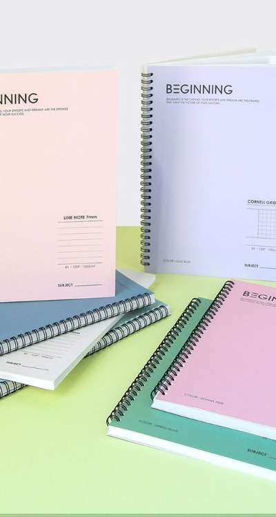 Beginning Twin Ring Notebook B5