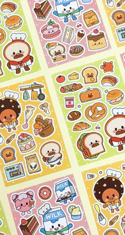 Bread Barbershop Baking Sticker