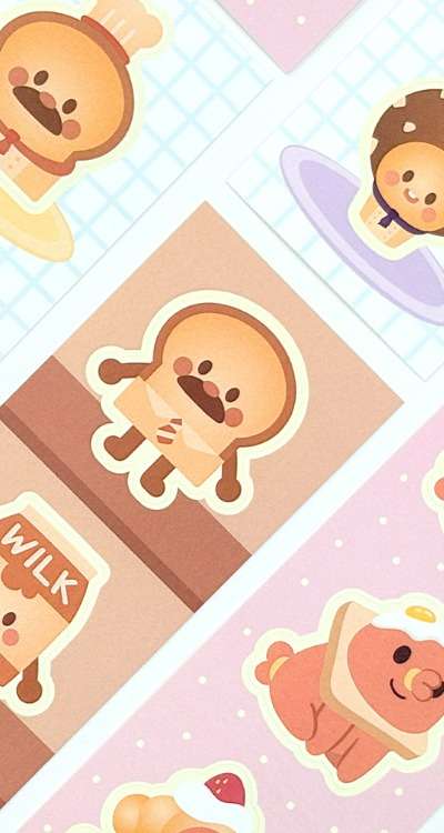 Bread Barbershop Baked Bread Sticker