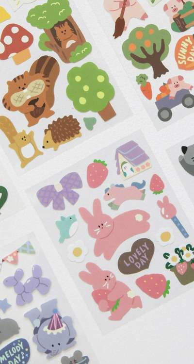 Kuku Sticker Ver.8 6-Sheet Set