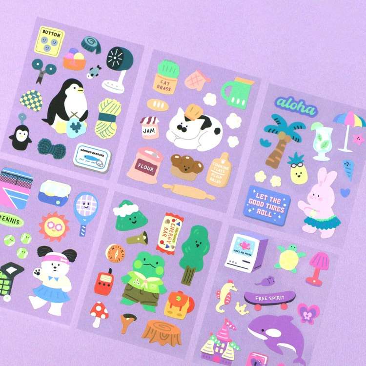 Kookoo Sticker Ver.6 6-Type Set