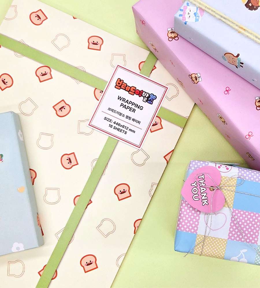 Bread Barbershop Wrapping Paper Set