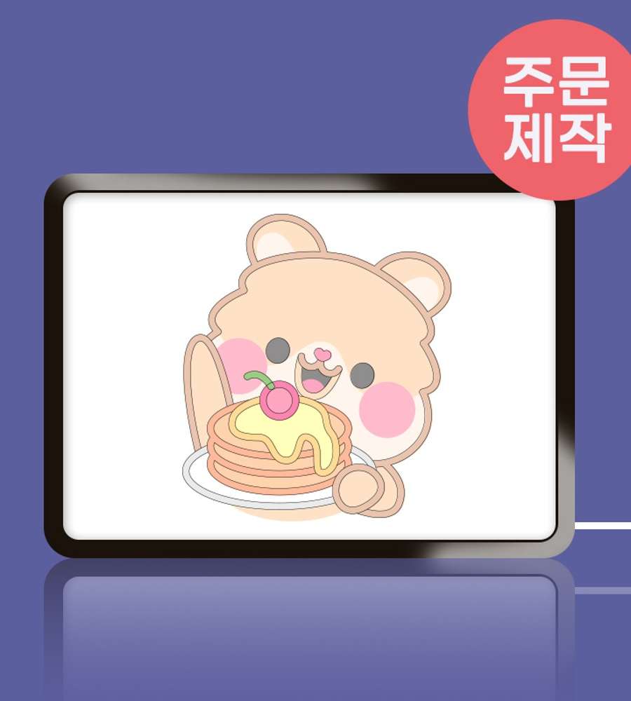 Webtoon Shop Workshop │ Custom Order │Custom LED Photo Frame Mood Light Frame (Black)