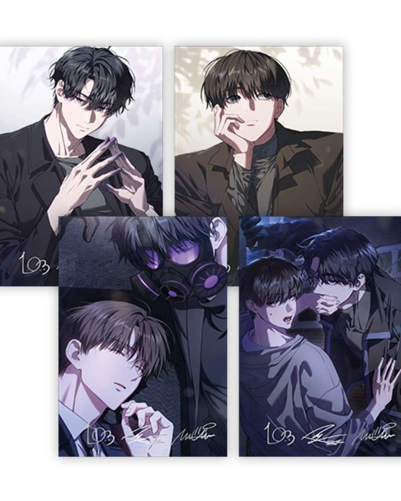 The Hunter Wants to Live Quietly A5 Illustration Colored Paper Set (4 Types)