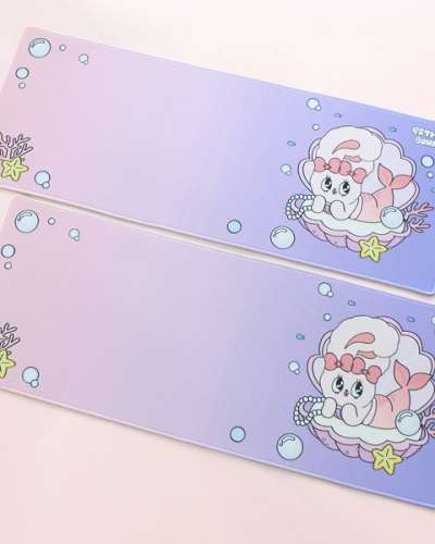 Esther Bunny Mermaid Princess Desk Pad