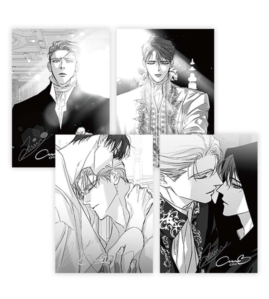 Pearl A5 Illustration Colored Paper Set (4 Types)