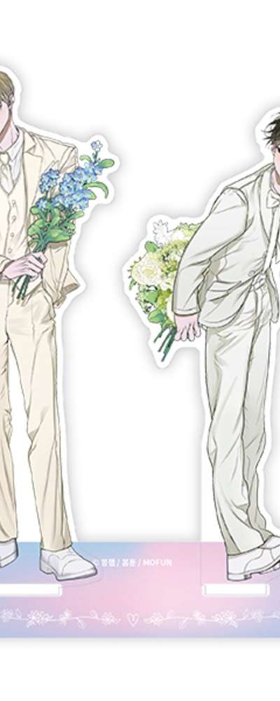 花が散る池 アクリルスタンド