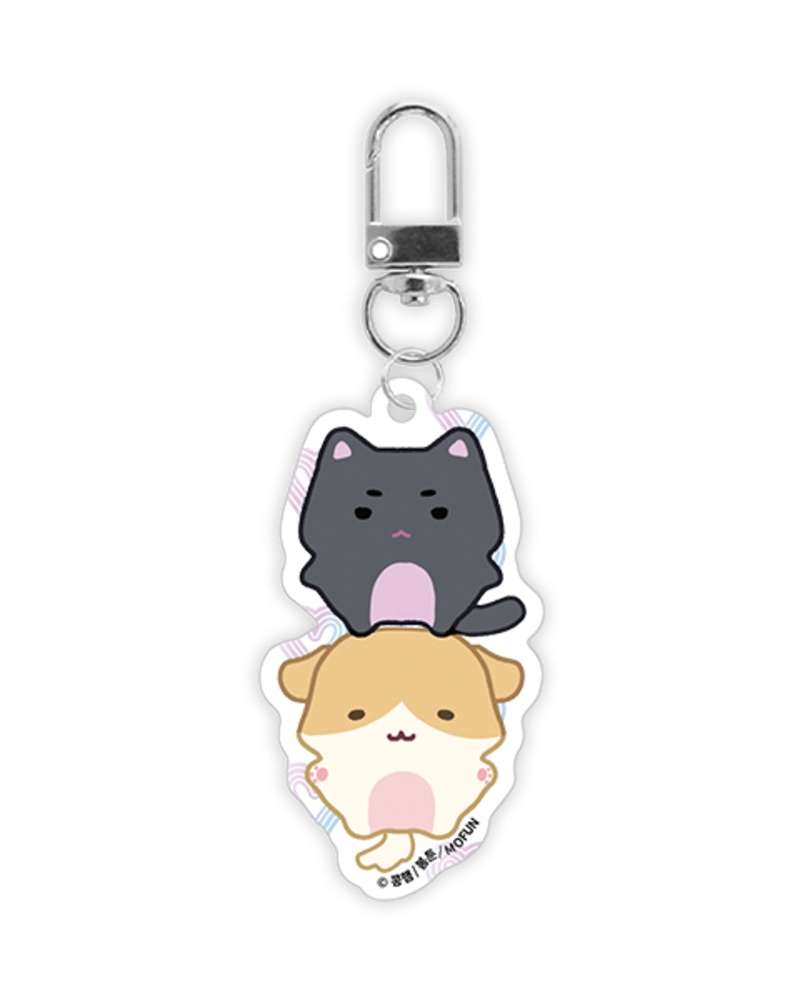 Falling Flowers Pond SD Acrylic Keyring
