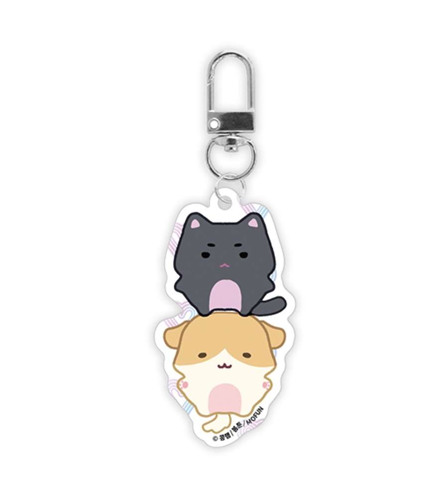 Falling Flowers Pond SD Acrylic Keyring