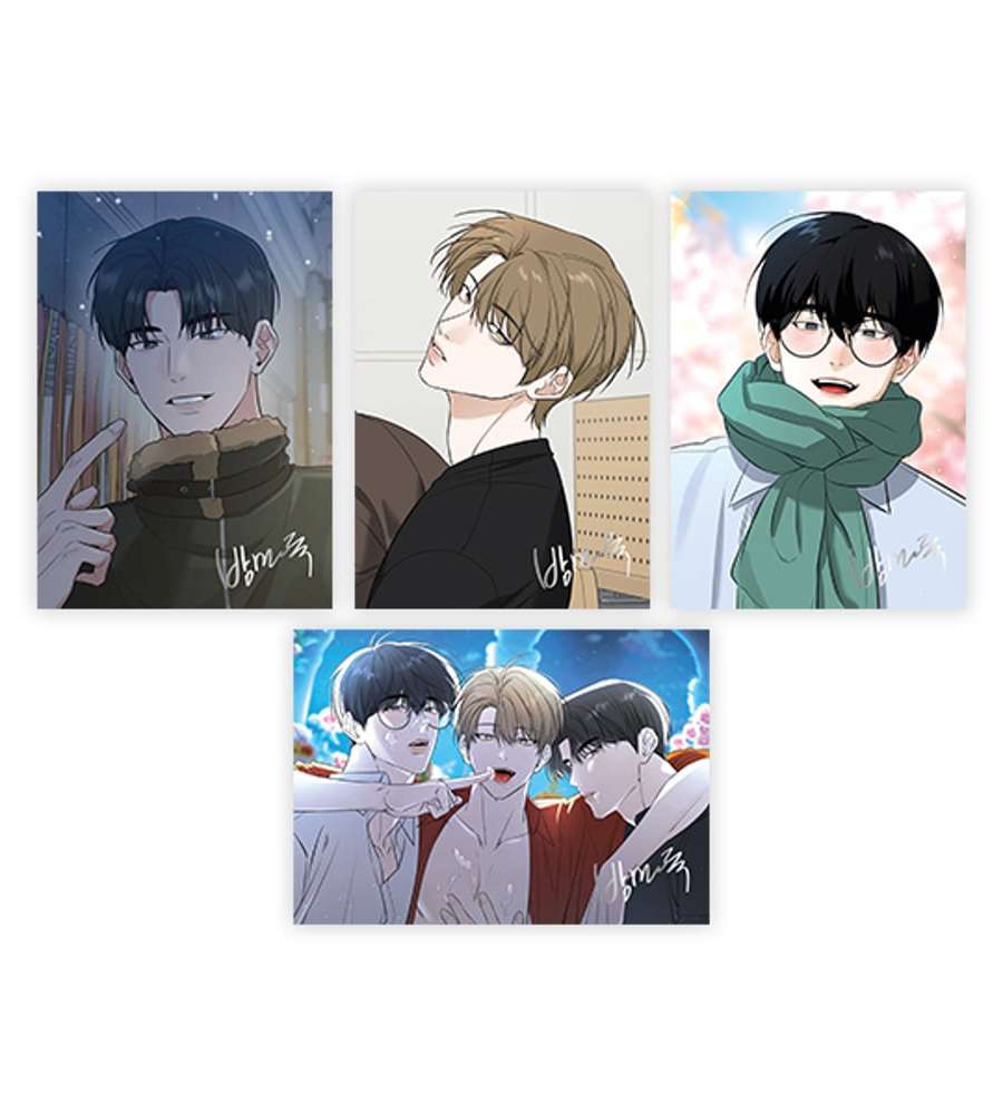 Generous Man A5 Illustrated Colored Paper Set (4 Types)