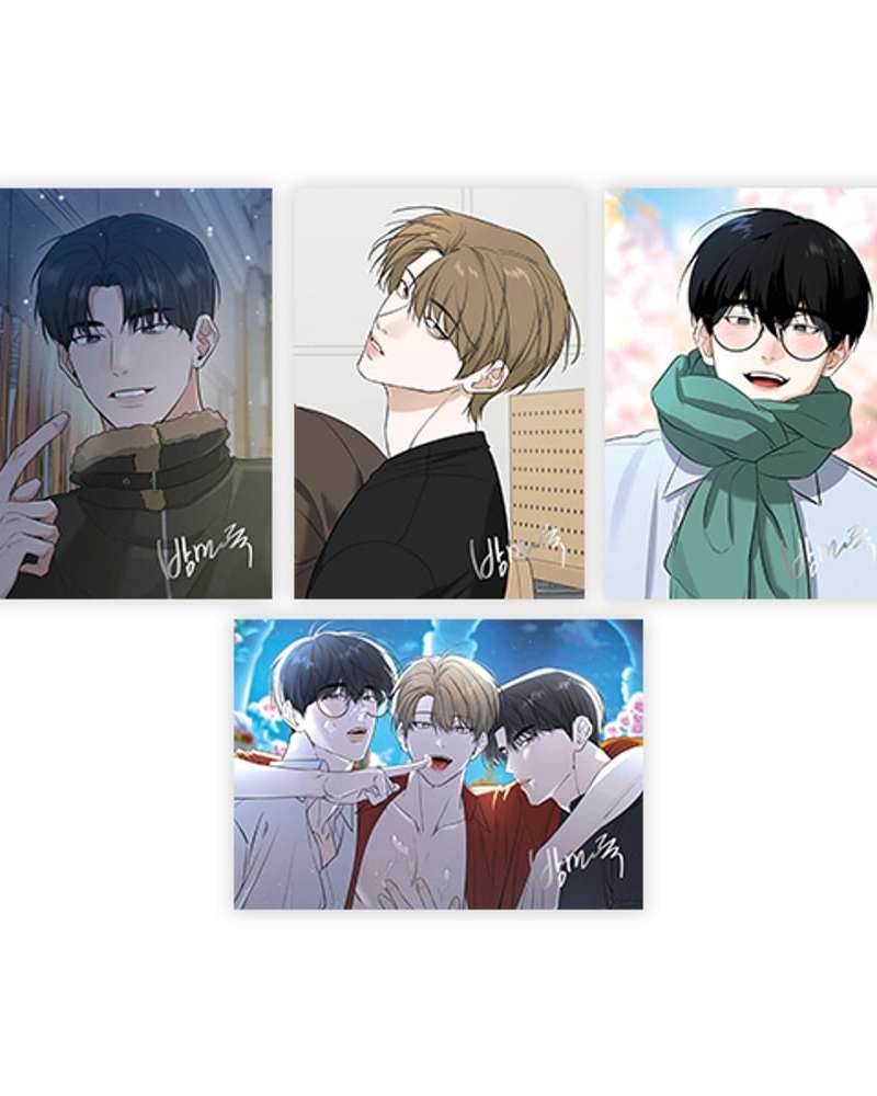 Generous Man A5 Illustrated Colored Paper Set (4 Types)