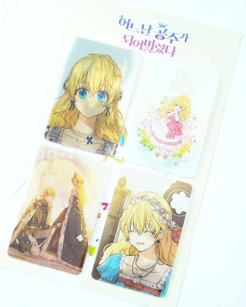 One Day I Became a Princess 'Prepared Instead of a Lightstick' Lenticular Photocard Set (4 Types)