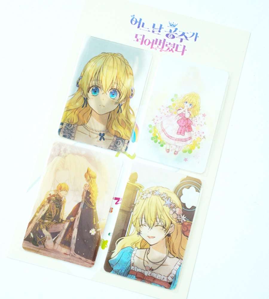 One Day I Became a Princess 'Prepared Instead of a Lightstick' Lenticular Photocard Set (4 Types)