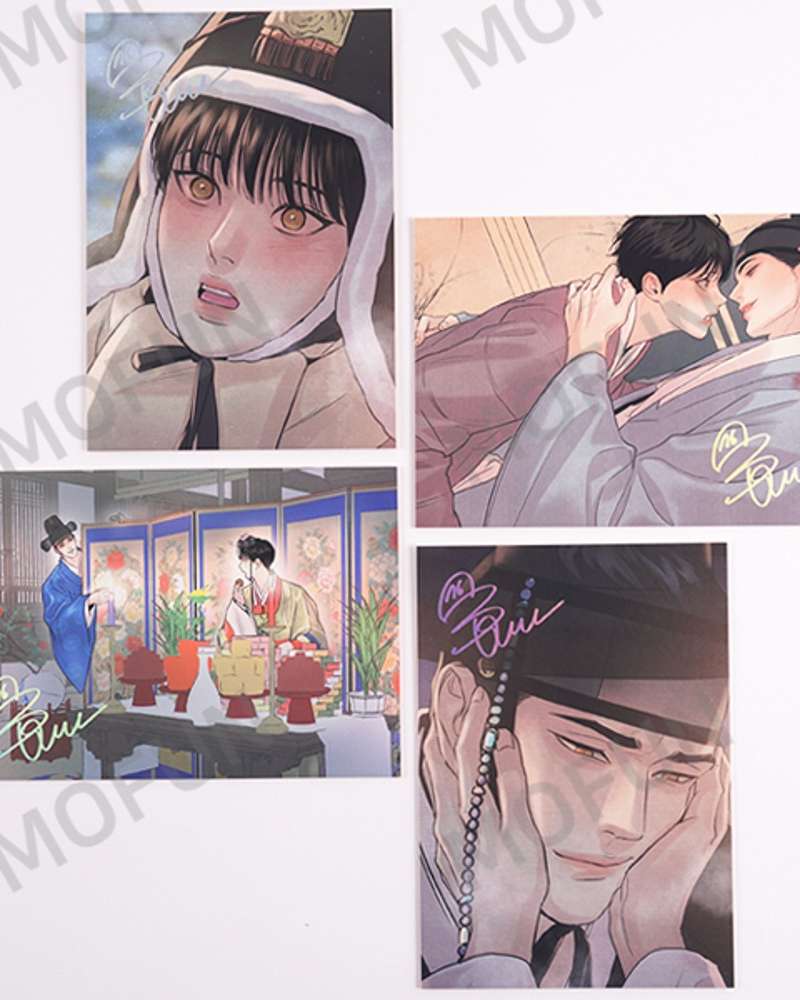 Nightfall Collection A5 Illustrated Colored Paper Set (4 Types)