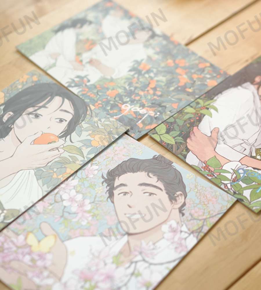 Bongchon Gaksi Illustration Colored Paper Set (4 Types)