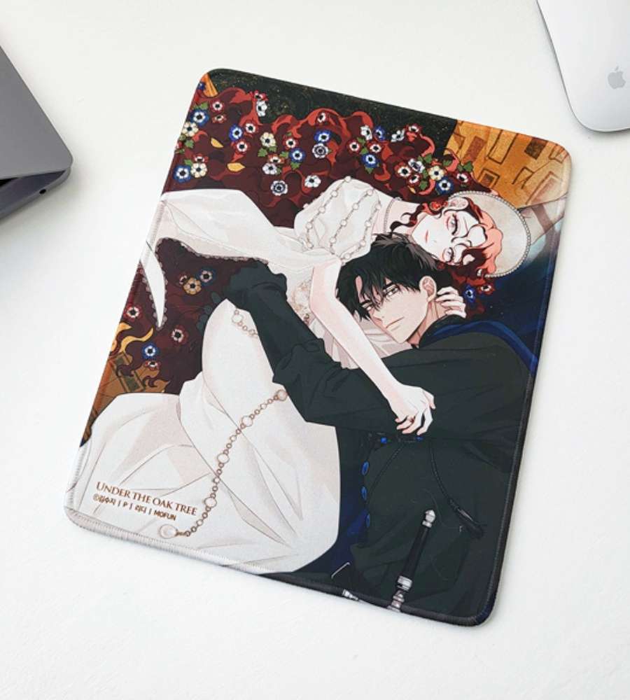 Illustration Under the Oak Tree Mouse Pad