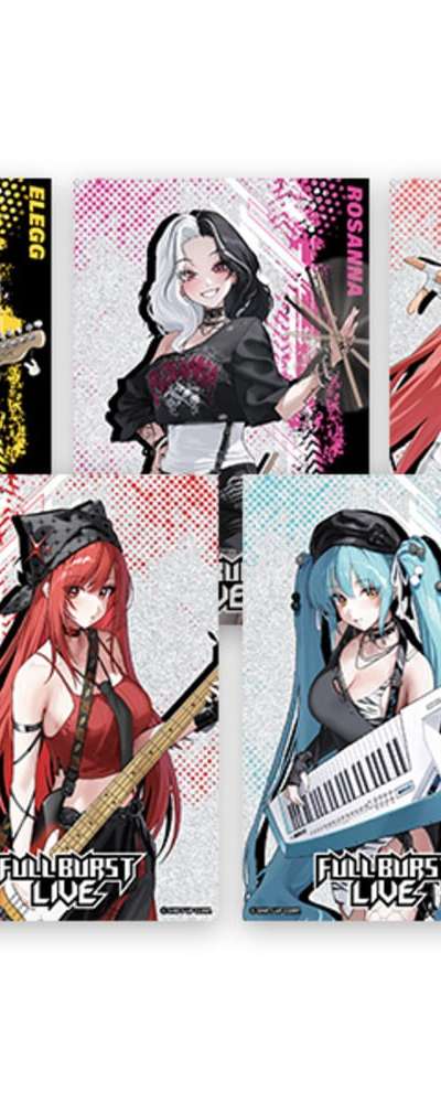 Nikke: Goddess of Victory Full Burst Live Random Cheering Stick Sheet