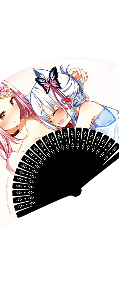 あなたを待つ狐 花 - 伝統扇