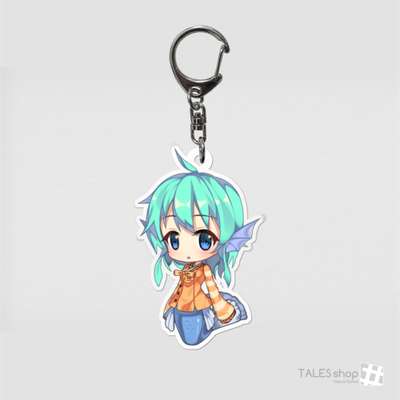 Acrylic Keyring - The Mermaid in the Corner Room / Flat Mermaid
