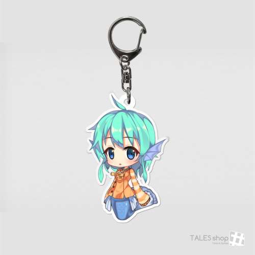 Acrylic Keyring - The Mermaid in the Corner Room / Flat Mermaid