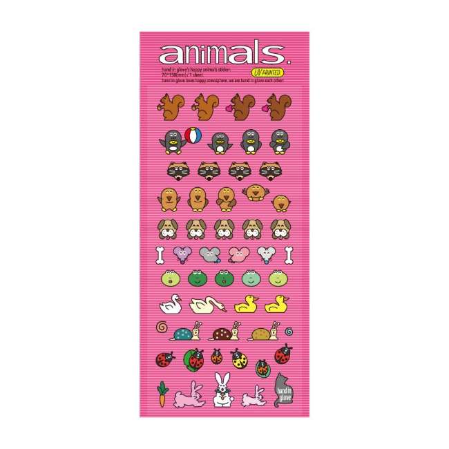 happy animal sticker