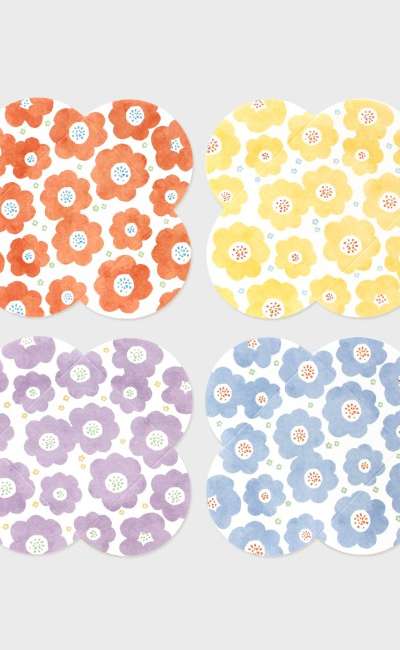 Heart bloom letter set_Flower