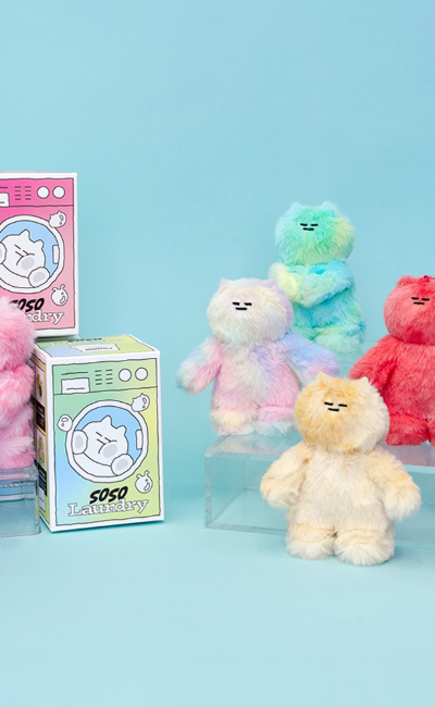 ソソランドリー ぬいぐるみキーリング 6種